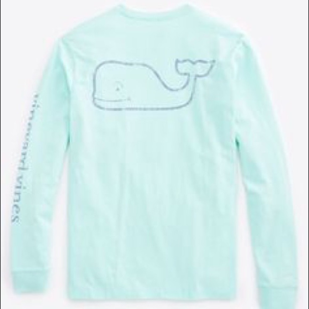 Vineyard Vines teal shirt
